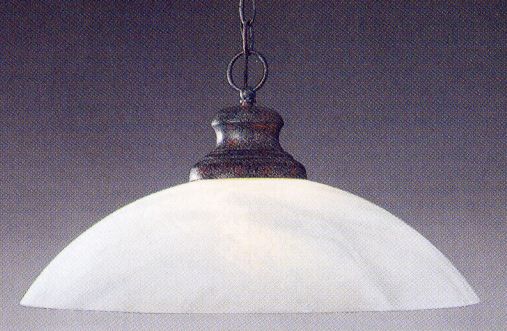 Antique Bisque Finish 20" Wide Pendant