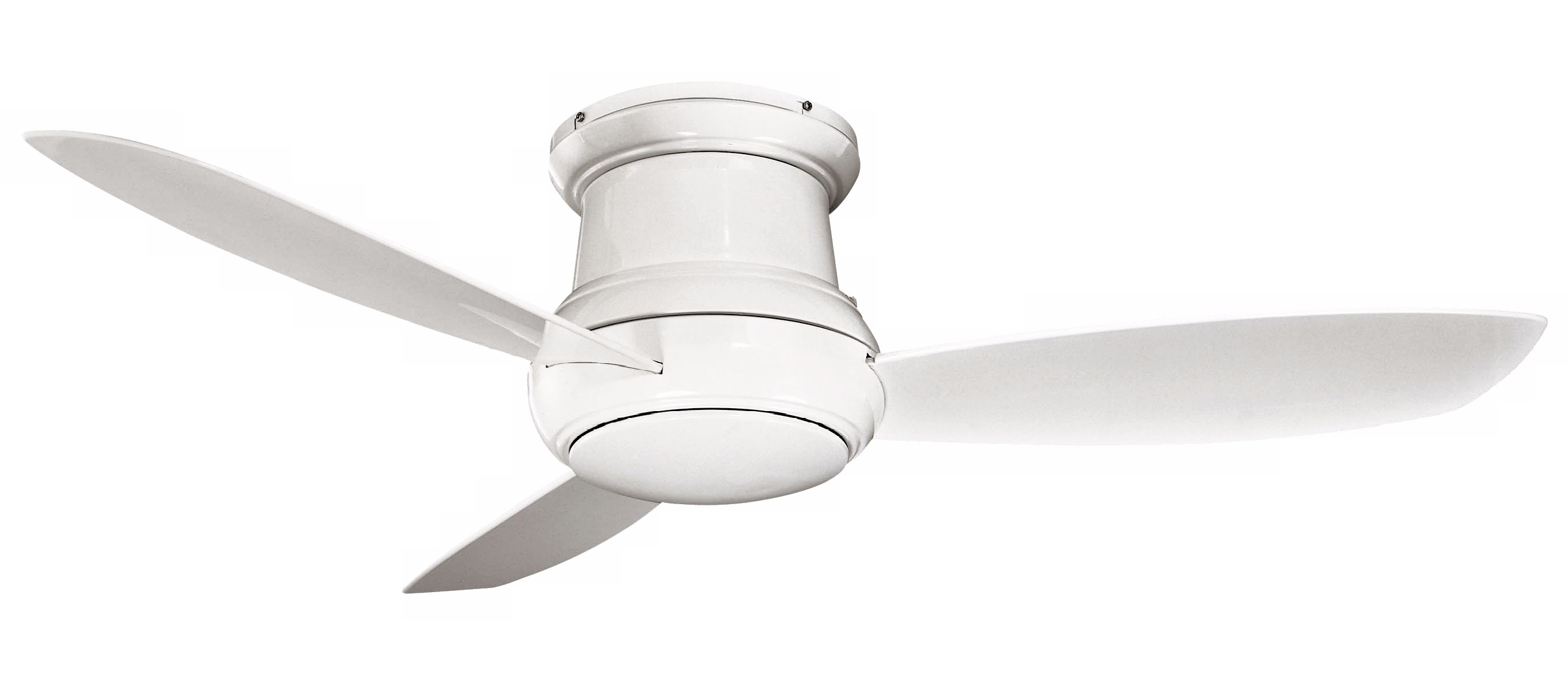 52" Minka Concept II Wet Location White Hugger Ceiling Fan