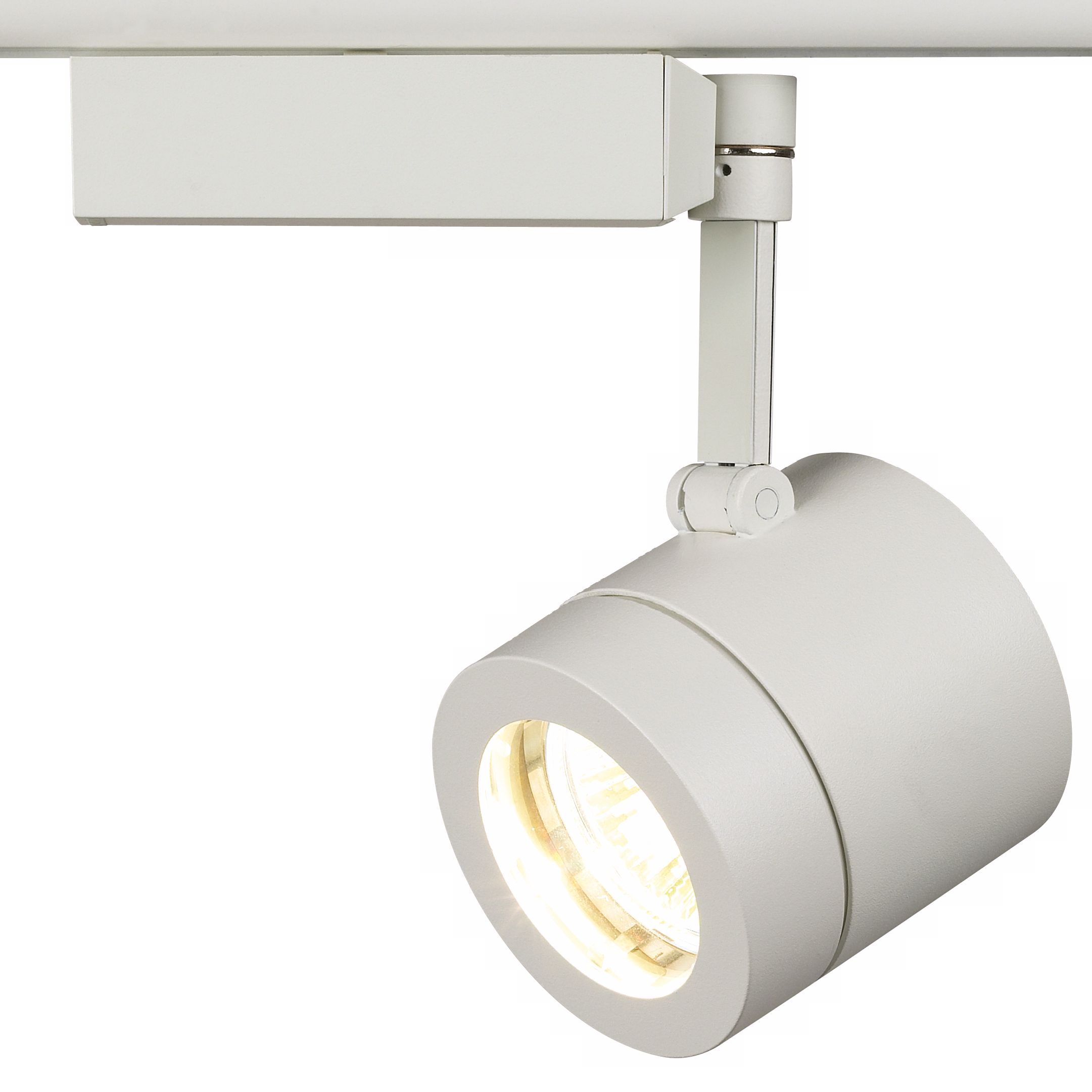 Lightolier Classic White Cylinder Track Light