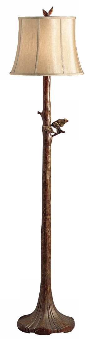 Perched Bird Tree Floor Lamp