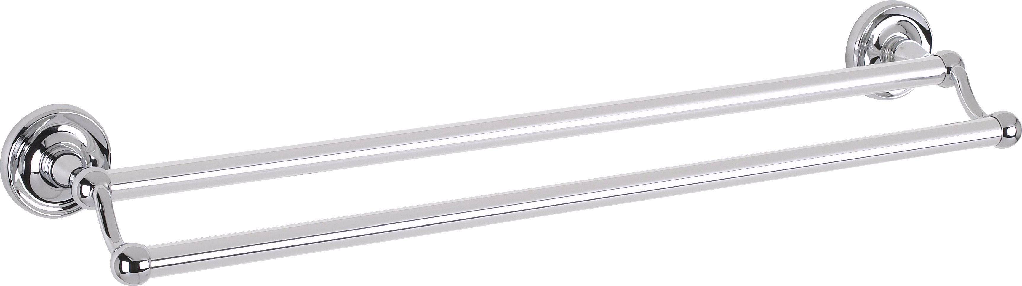Maxwell 24" Wide Double Bathroom Towel Bar