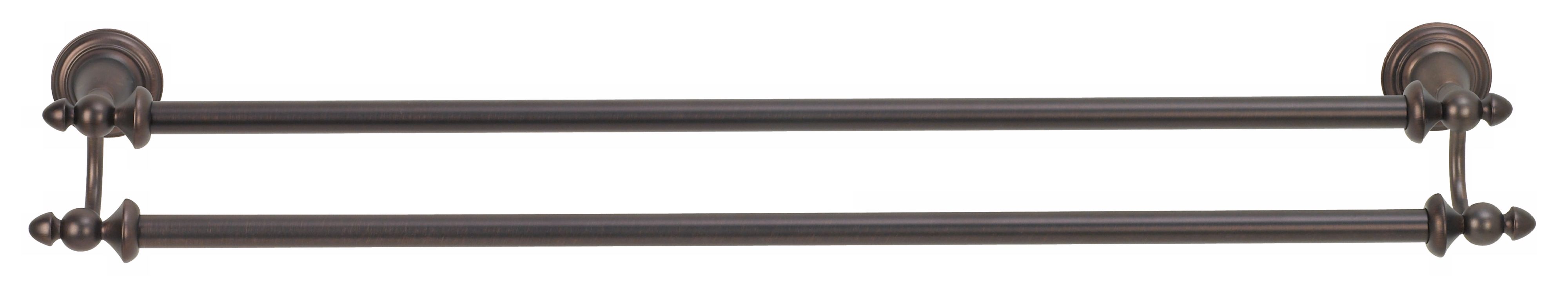 Venetian Bronze 24" Double Towel Bar