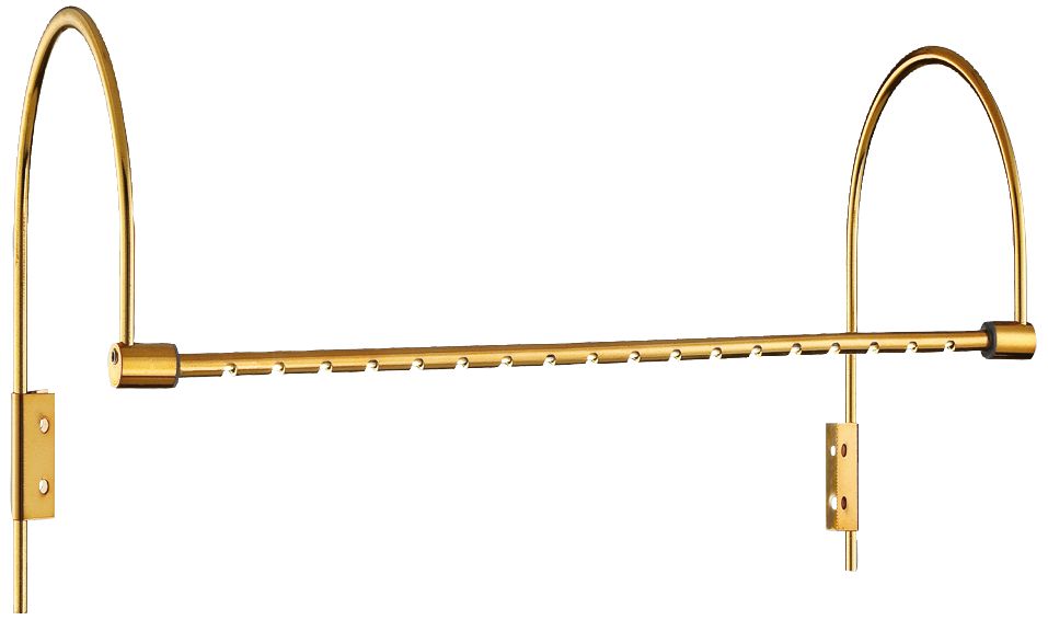 Louvre 18" Wide 10-Light Gold Picture Light