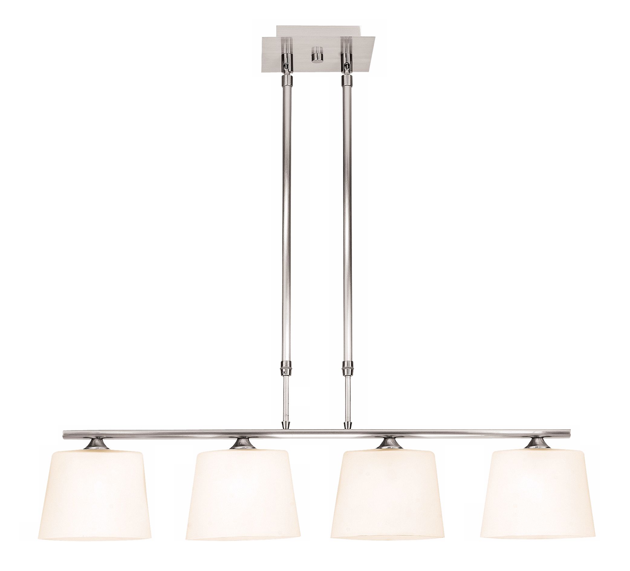 Thea Telescopic Rod Series Four Light Island Pendant