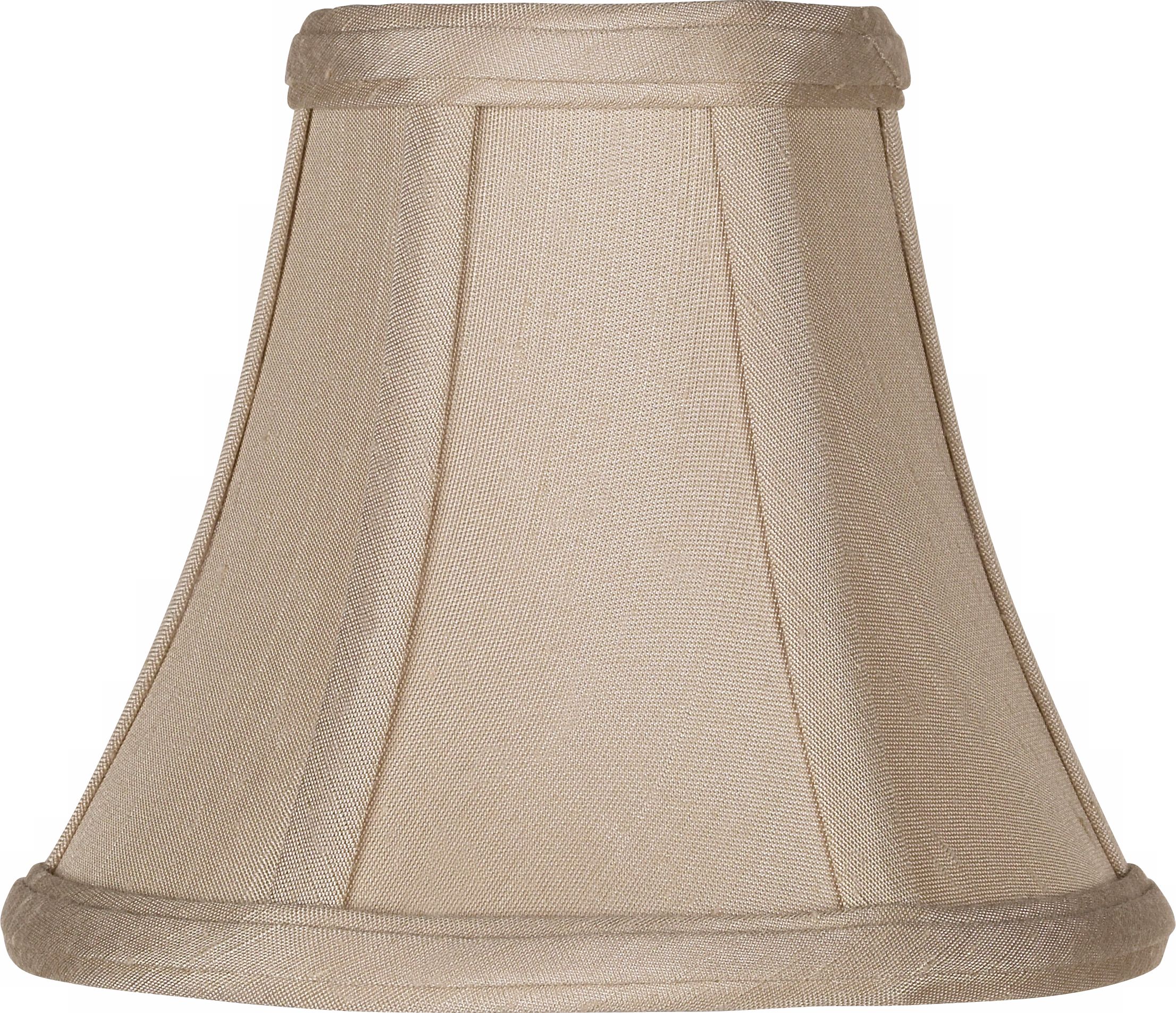 Taupe Bell Lamp Shade 3x6x5 (Clip-On)