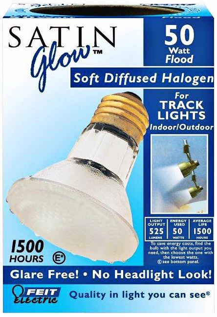 50 Watt PAR20 Soft Diffused Halogen Light Bulb