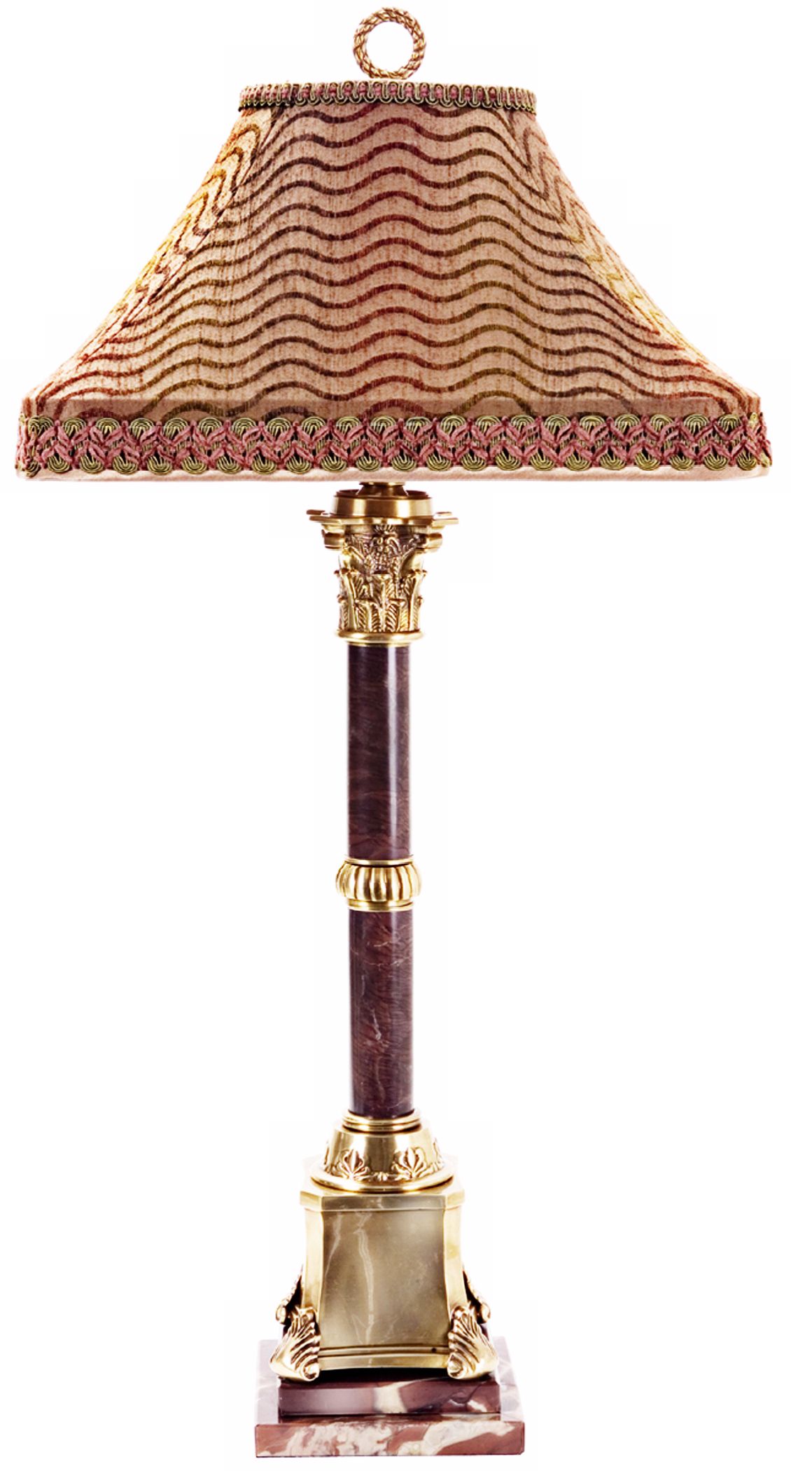Frederick Cooper Rey Marble Column Table Lamp