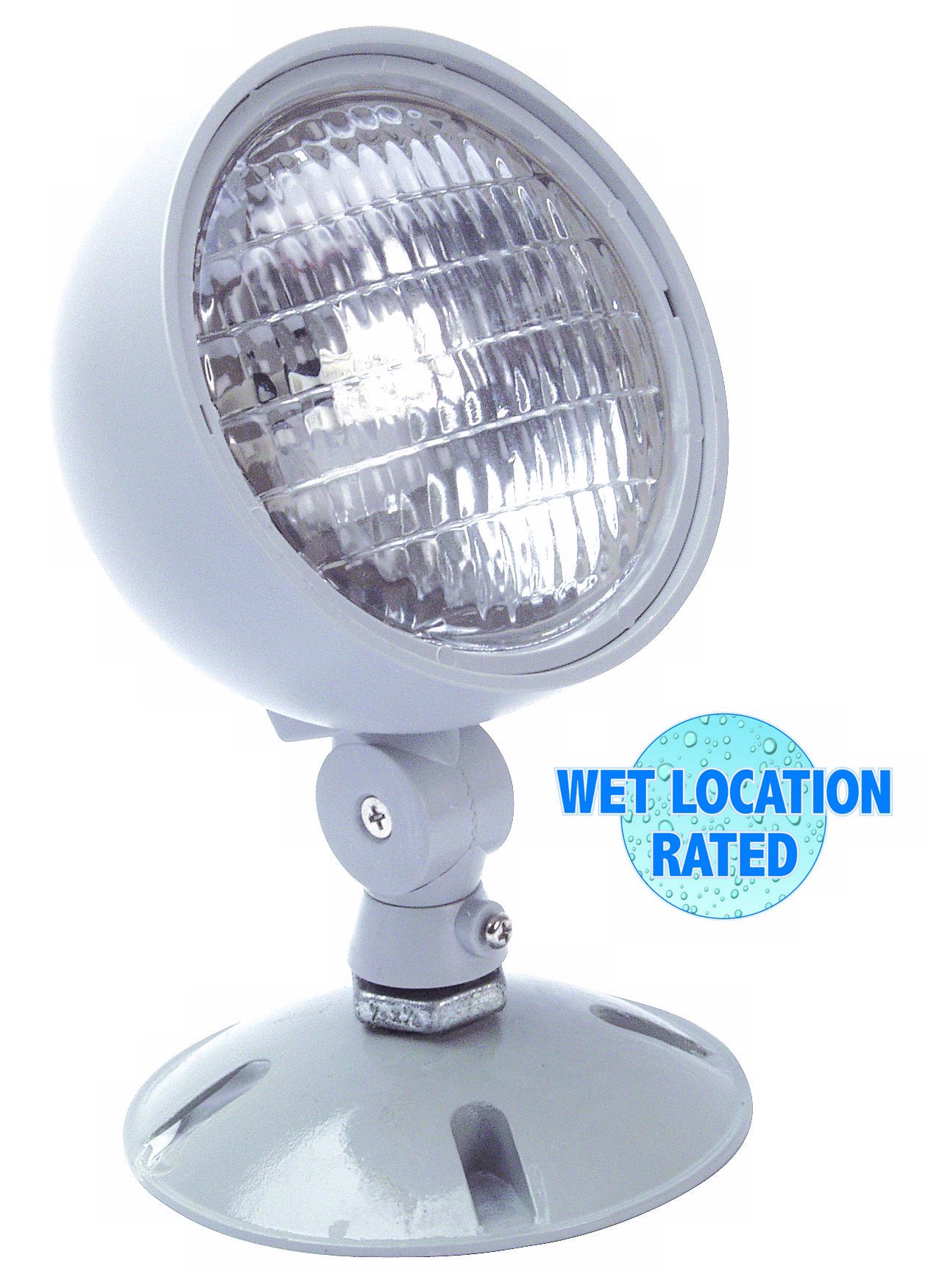 Single Head Wet Location 7.2 Watt Remote Emergency Light