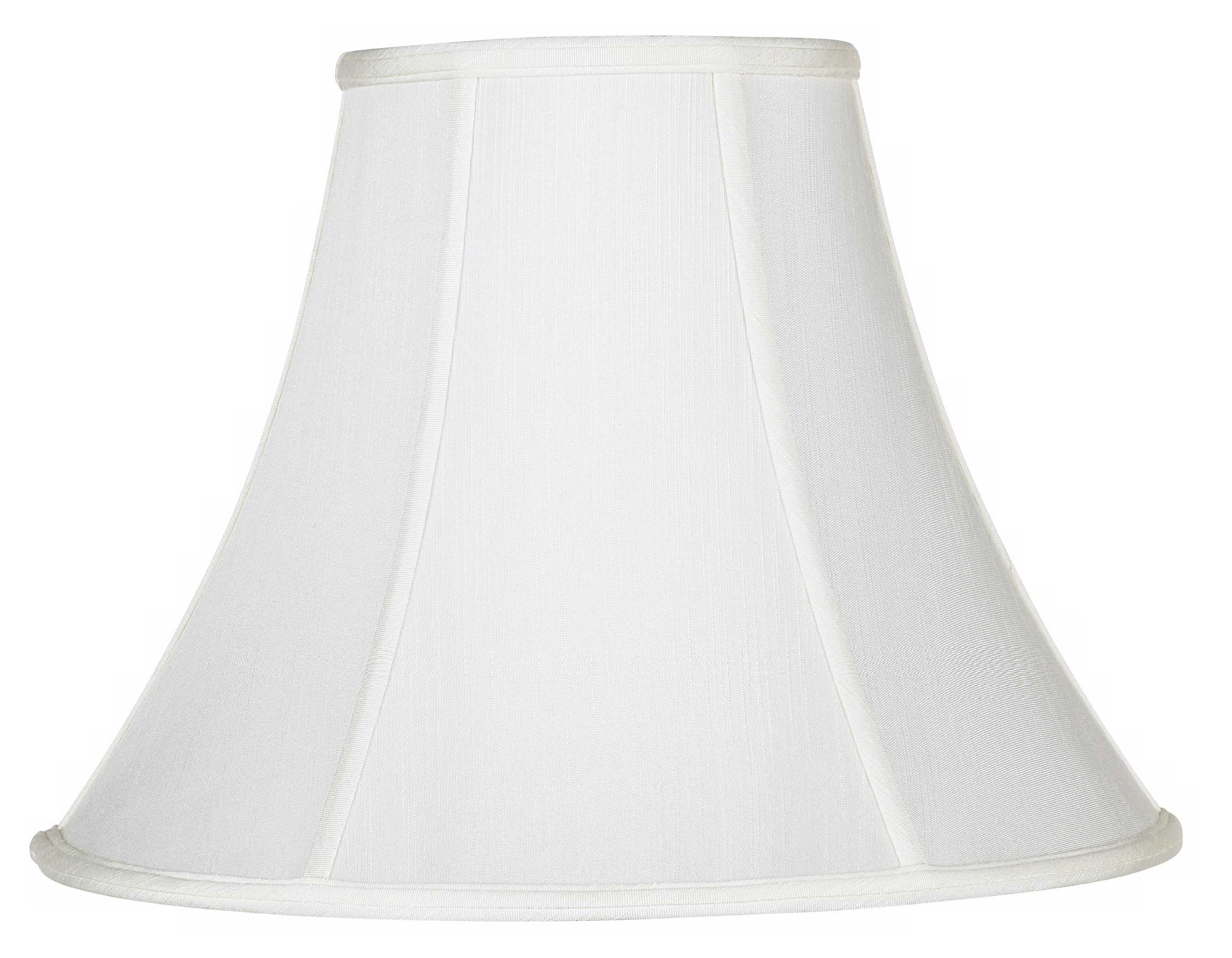 Creme Slight Bell Lamp Shade 7x16x12 (Spider)
