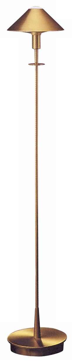 Holtkoetter Antique Brass Metal Cone Floor Lamp