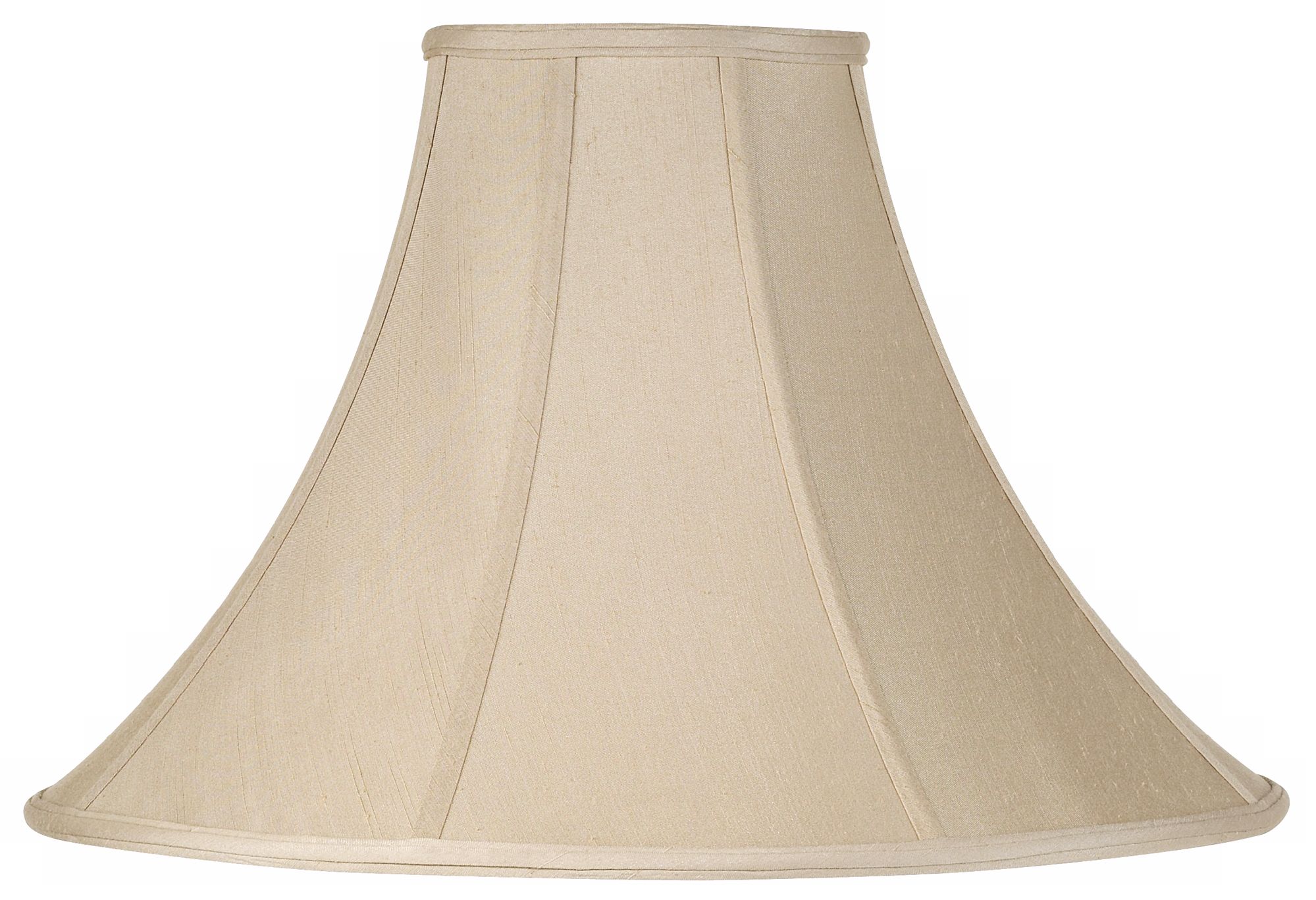 Taupe Bell Lamp Shade 7x20x13 (Spider)