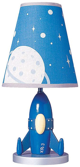 Rocket Blast Off Childs Table Lamp 64027