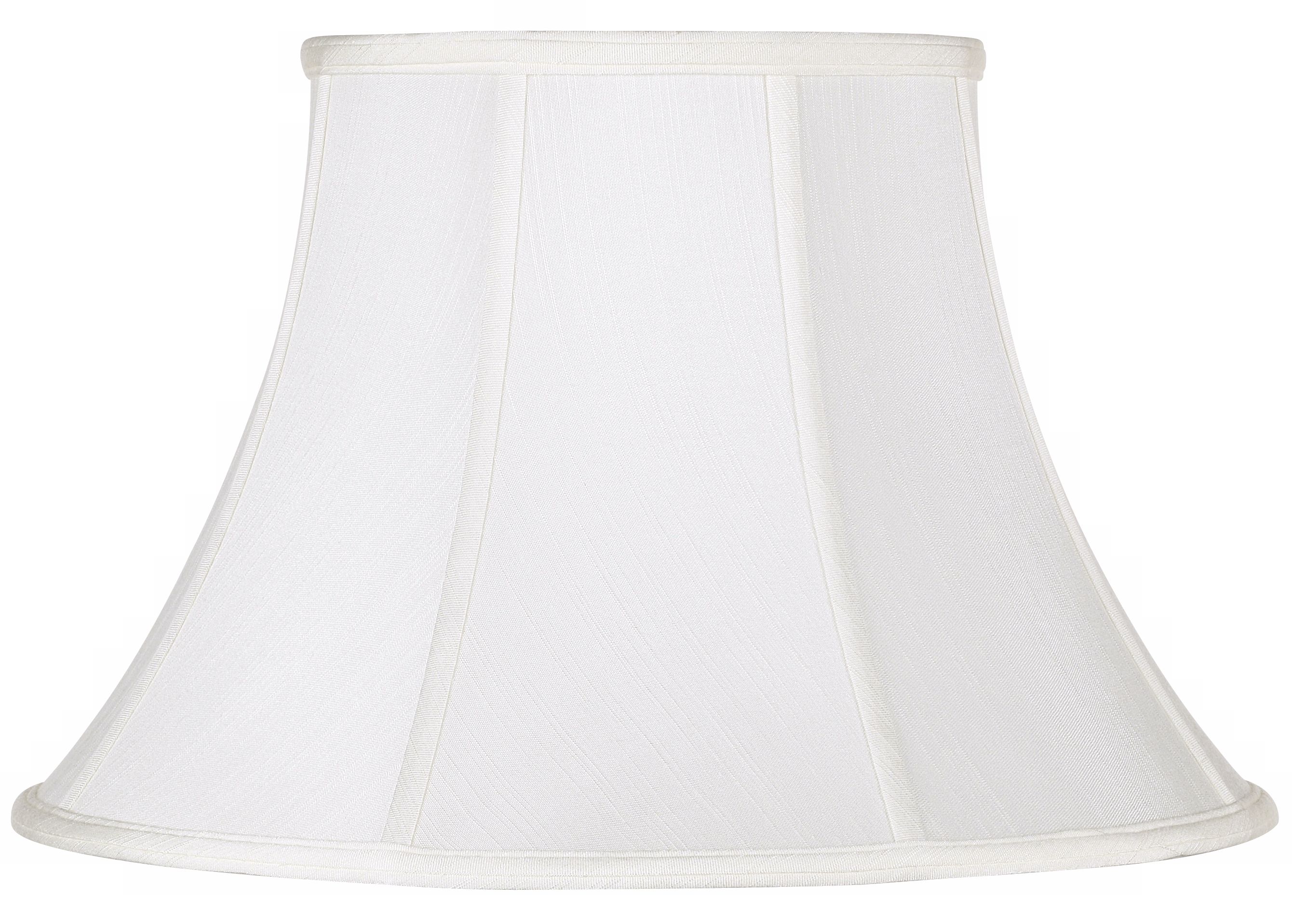 Creme Flared  Bell Lamp Shade 9x17x11 (Spider)