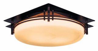 Hubbardton Forge 13 3/4" Wide Banded Ceiling Light Fixture