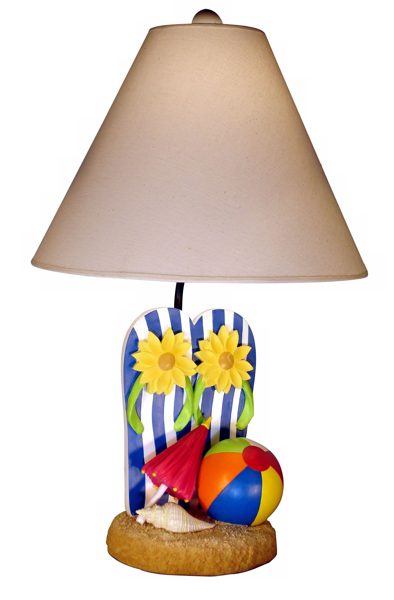 Beach Fun Collection Flip Flop Table Lamp