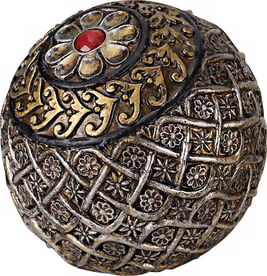 Decorative Metallic Gold Silver Accent Ball