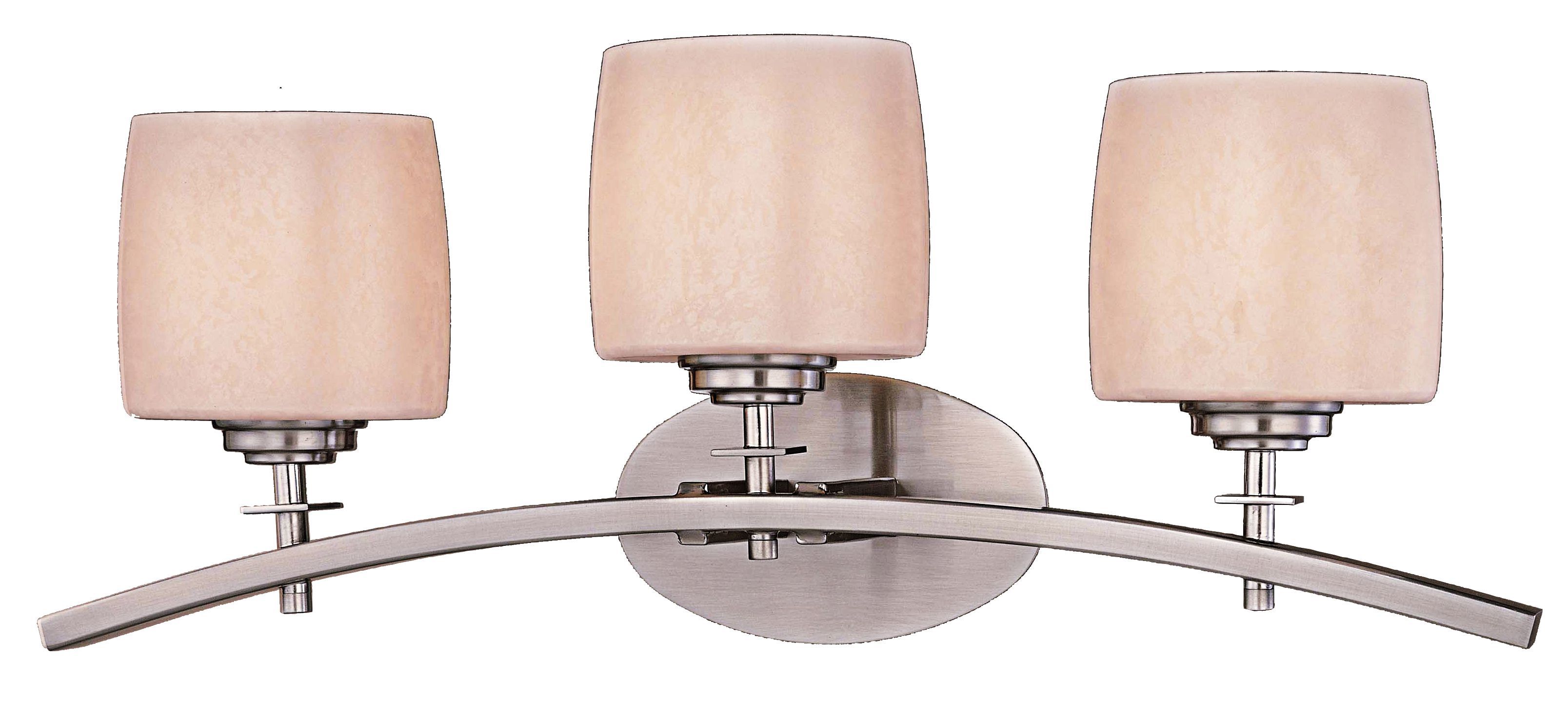 Minka Raiden 3-Light Brushed Nickel Bath Light