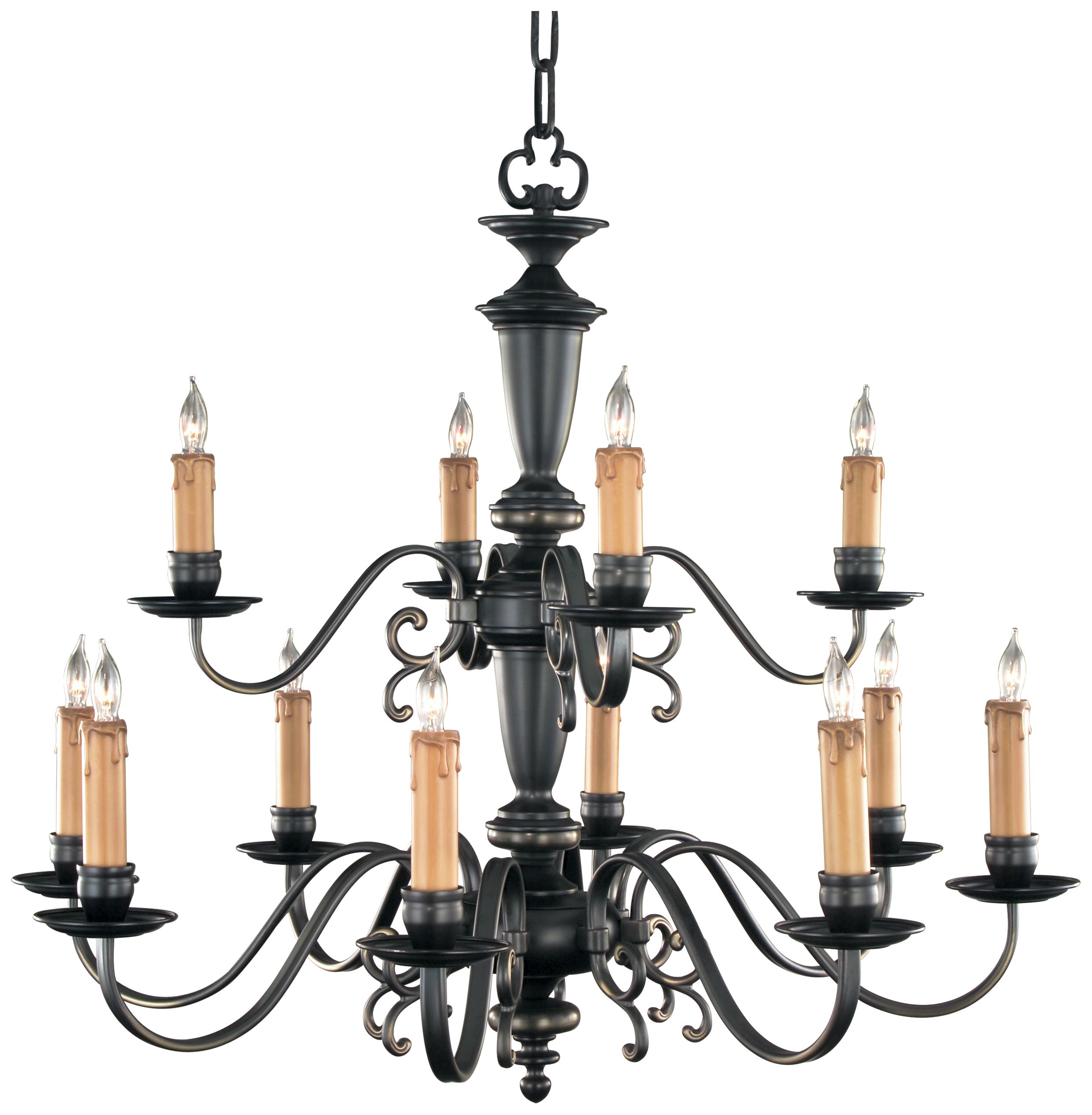 Holtkoetter Flemish Collection Two Tier Chandelier