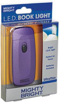 Mighty Bright Ultrathin LED Purple Book Light 64871