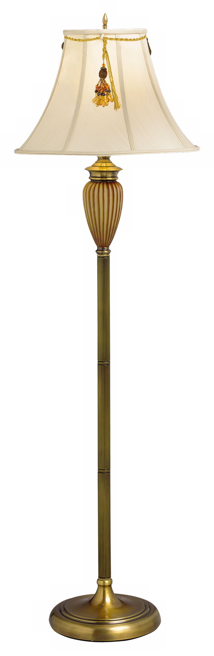 Soft Bell Glass Font Floor Lamp