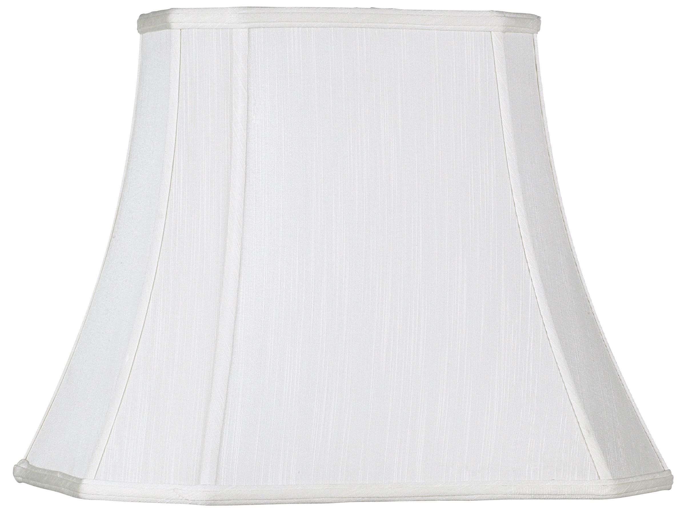 Creme Rectangle Cut Corner Lamp Shade 10x12x13 (Spider)