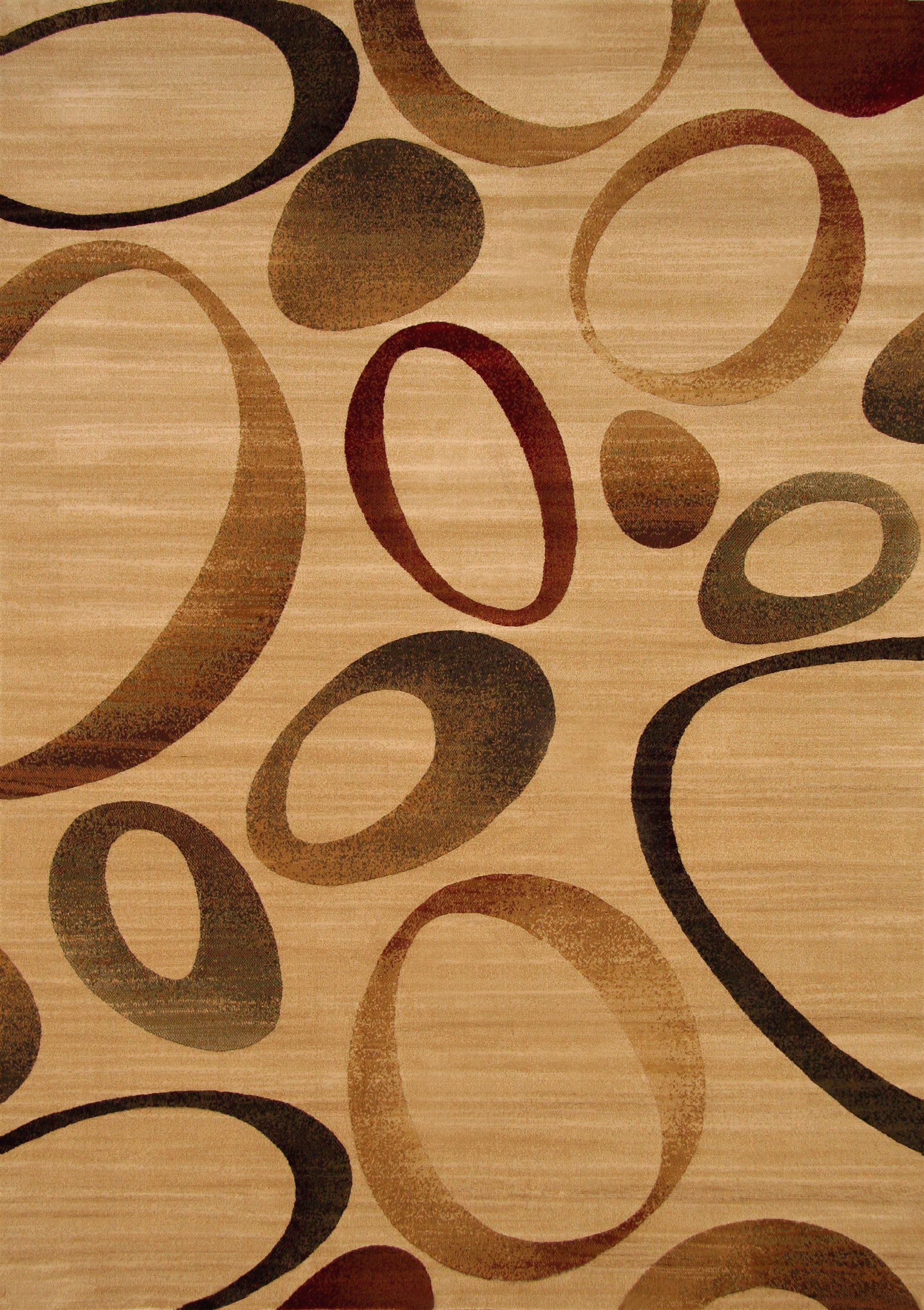 Ophelia Modern Ovals Area Rug
