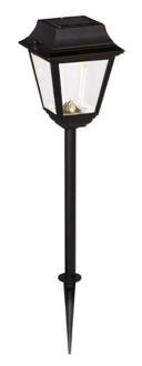 National Geographic Black Handford LED Solar Landscape Light 65361