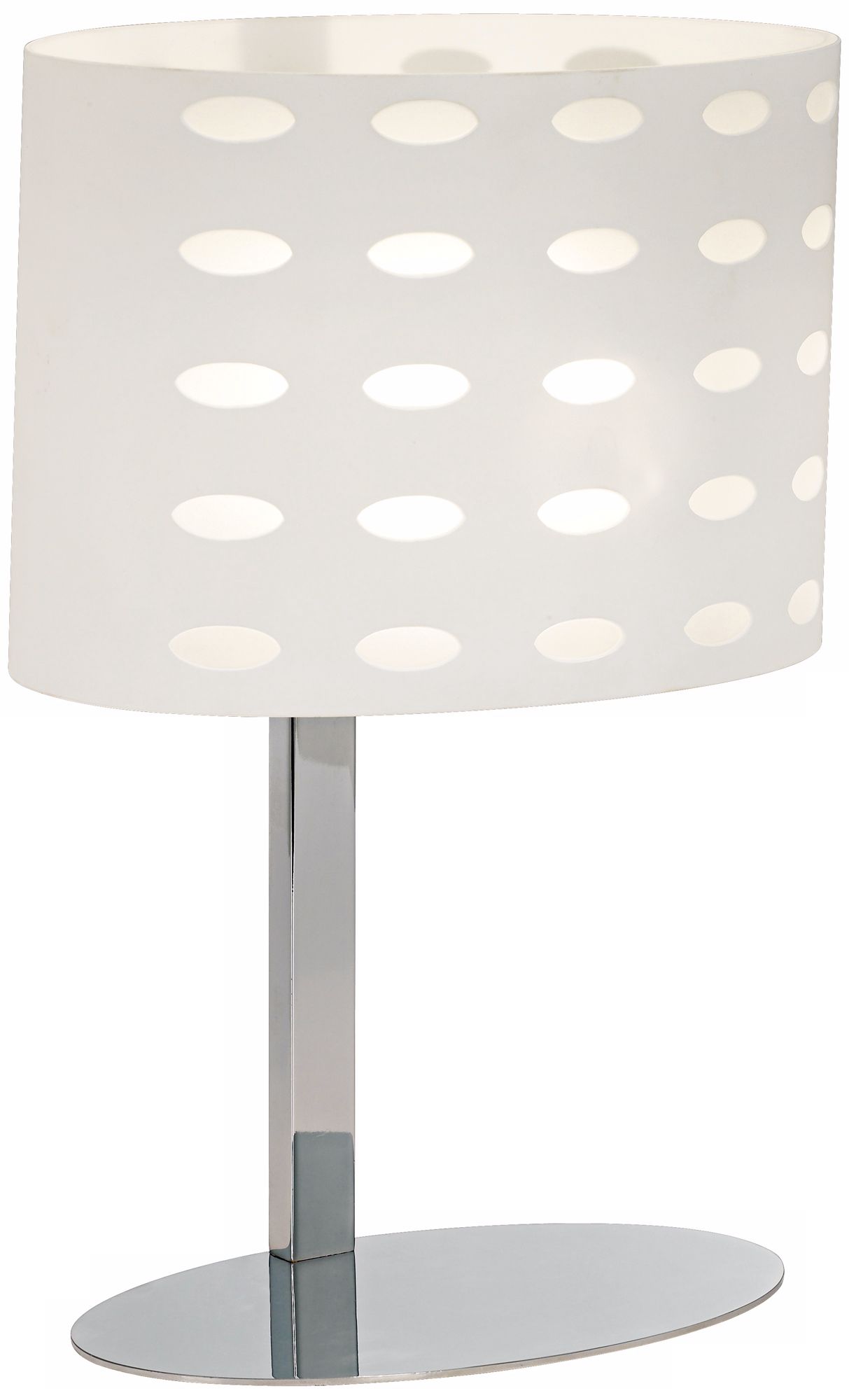 Possini Euro Design Eyelet Glass Table Lamp