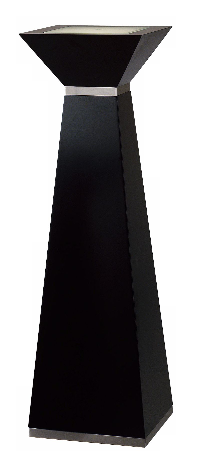 Nova 37" High Frosted Glass Square Pedestal Furniture