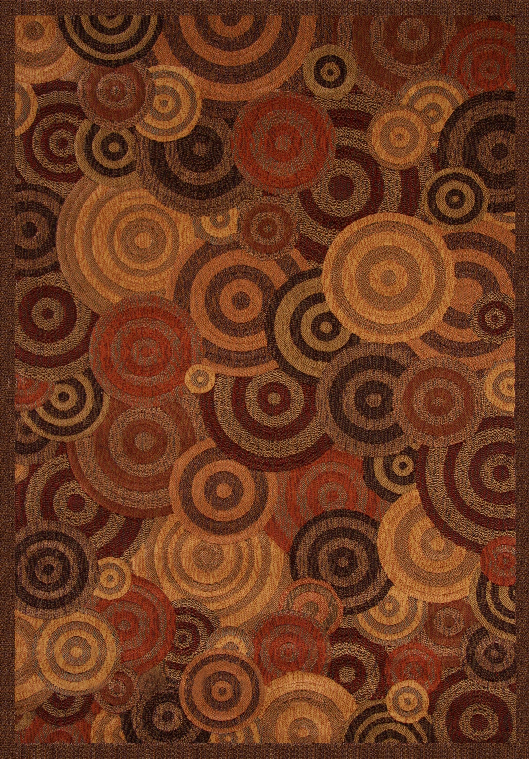 Quadra Overlapping Circles Area Rug