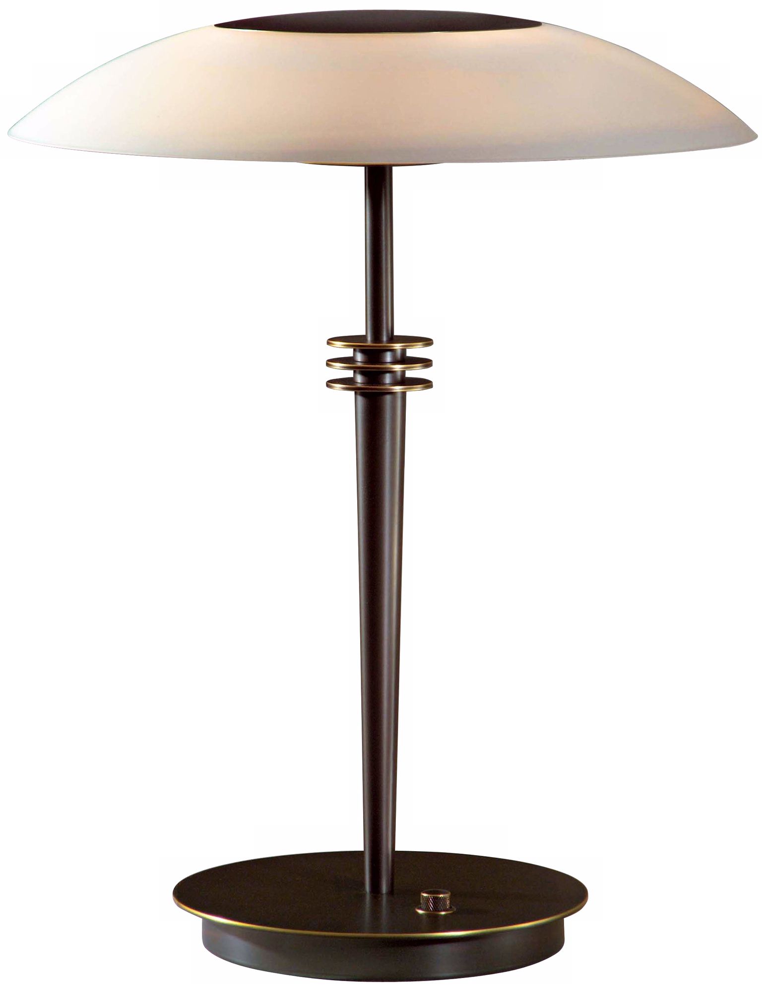 Holtkoetter Bronze Finish Halogen Table Lamp