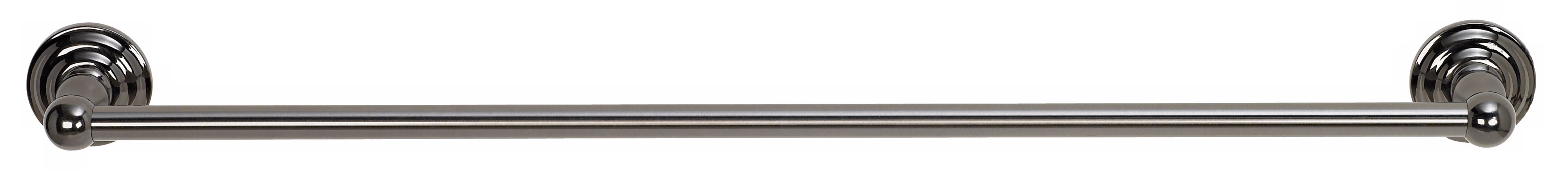 Black Chrome Finish 30" Wide Towel Bar