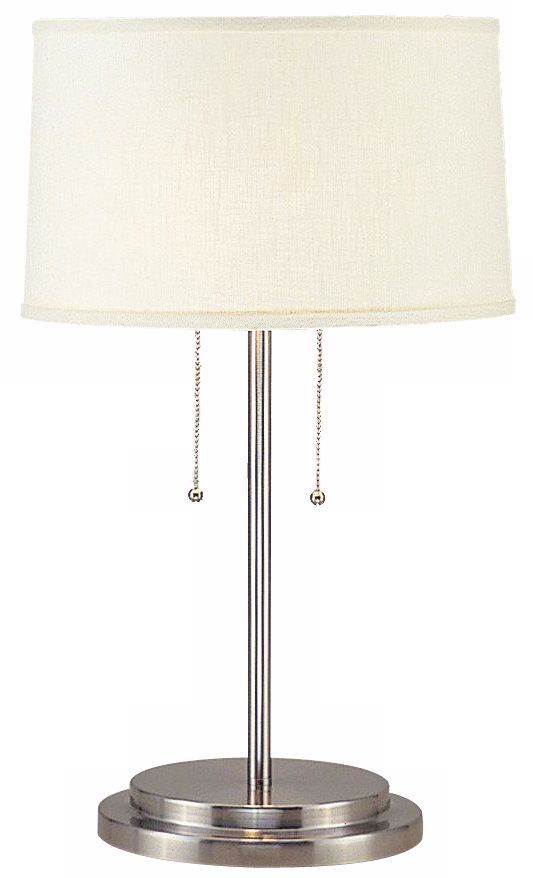 Cosmo 2-Light Stainless Steel Table Lamp