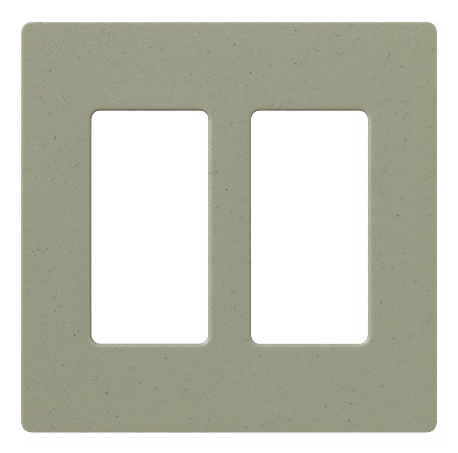 Lutron Greenbriar Two Gang Screwless Faceplate