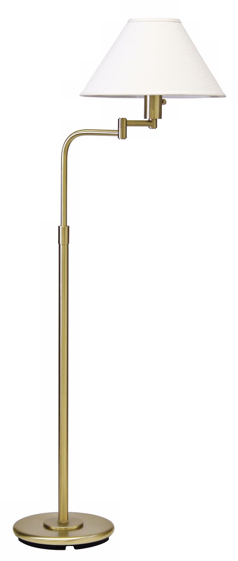 House of Troy Home Office Swingarm Satin Brass Floor Lamp