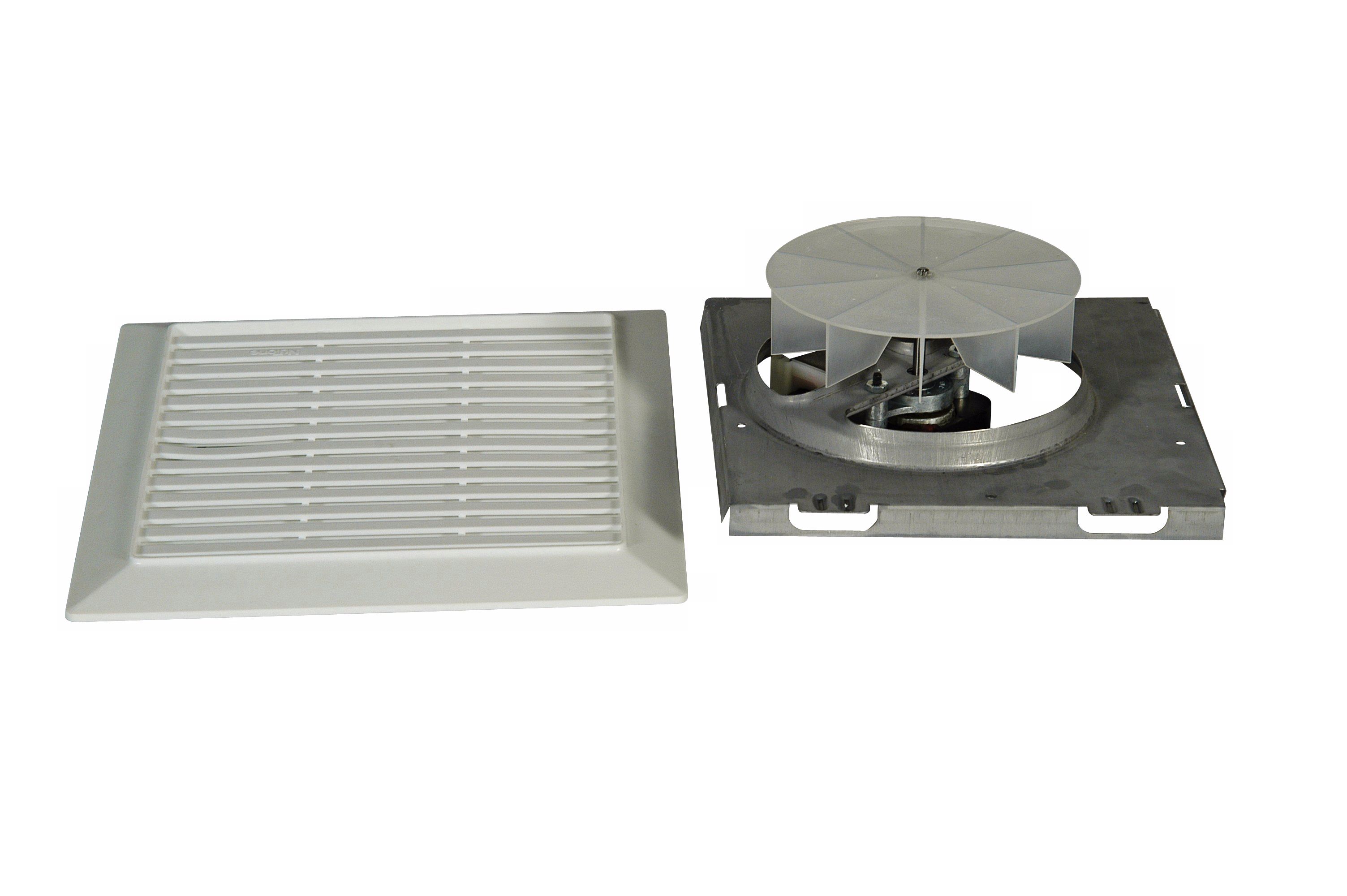 White Finish  Exhaust Fan Motor  and Trim