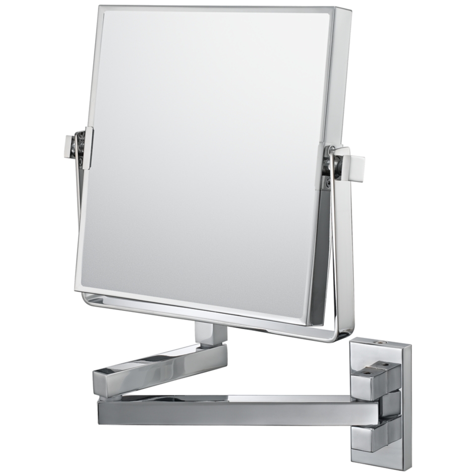 Aptations Double Arm Chrome Vanity 7 1/2" Wide Wall Mirror   #66481