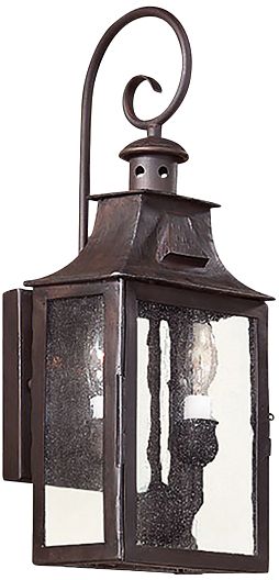 Newton Collection 17 1/2" High Scroll Arm Outdoor Wall Light