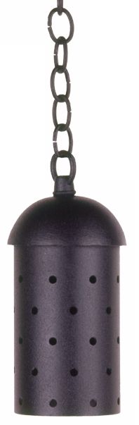 Black Cast Aluminum Hanging Cylinder