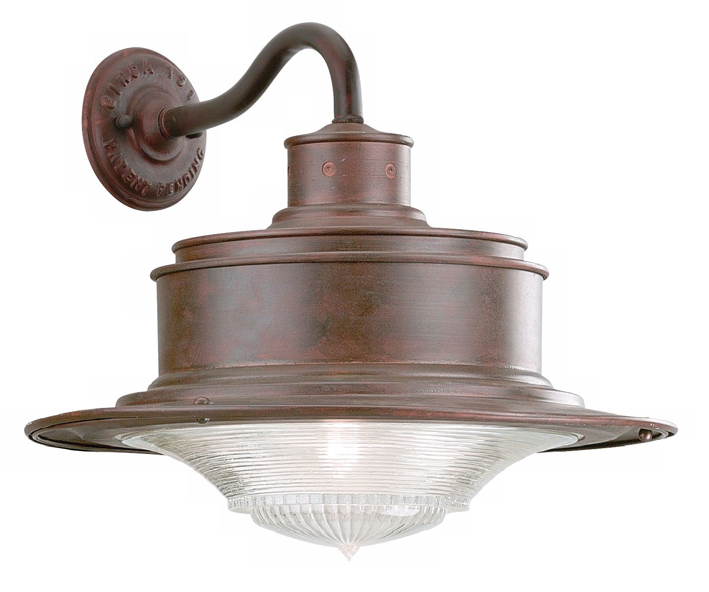 South Street 14 1/4" High Outdoor Old Rust Wall Light