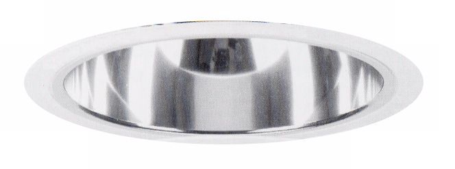 Juno 6" White/Clear Reflector CFL Recessed Trim