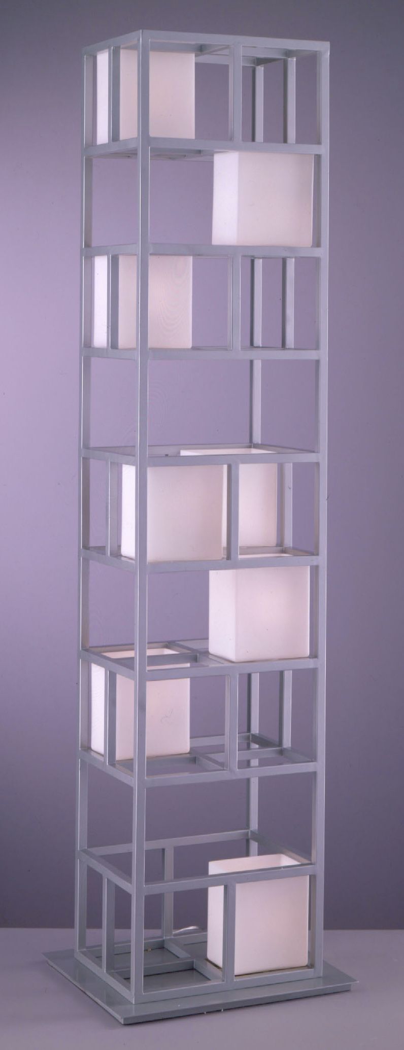 George Kovacs Silver Tower Floor Lamp
