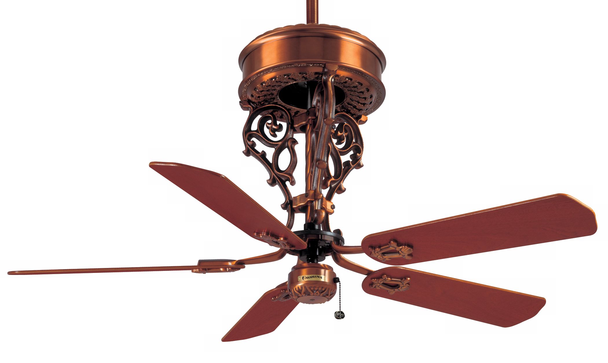54" New Orleans Burnished Bronze Ceiling Fan