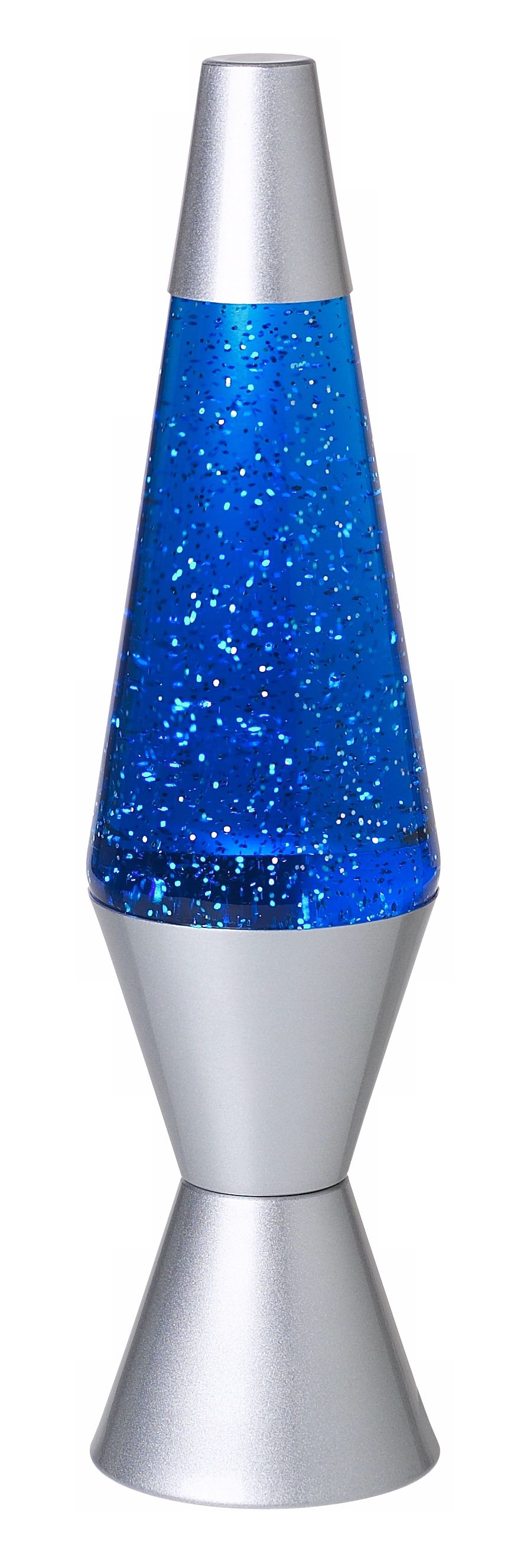 Turquoise Blue Glitter Lava Lamp