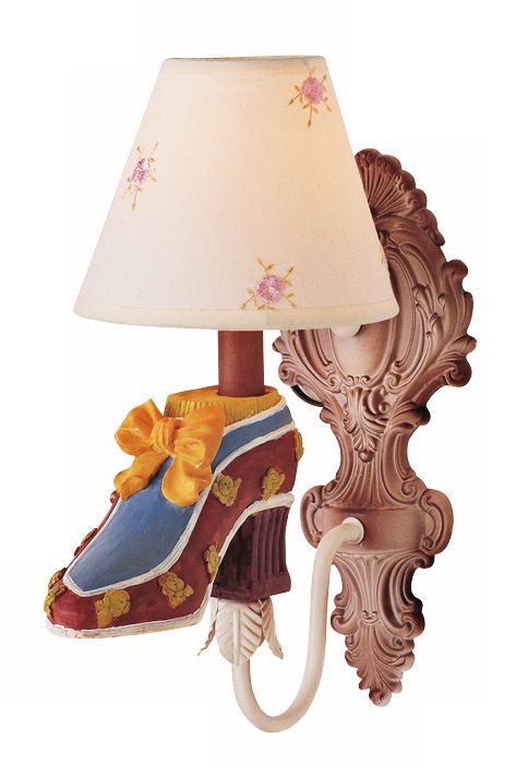 Victorian Shoe 13" High Wall Sconce
