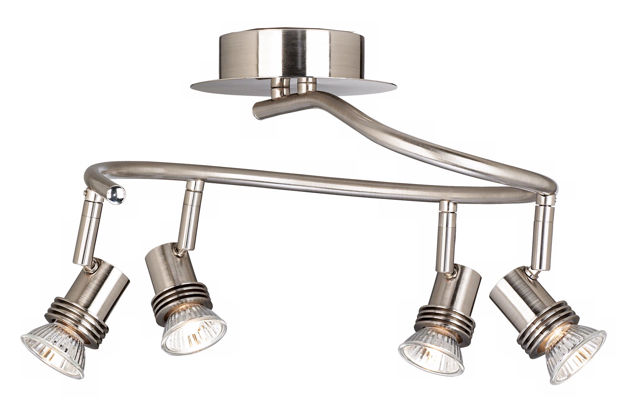 Four Adjustable Head Ceiling Fan Light  Kit