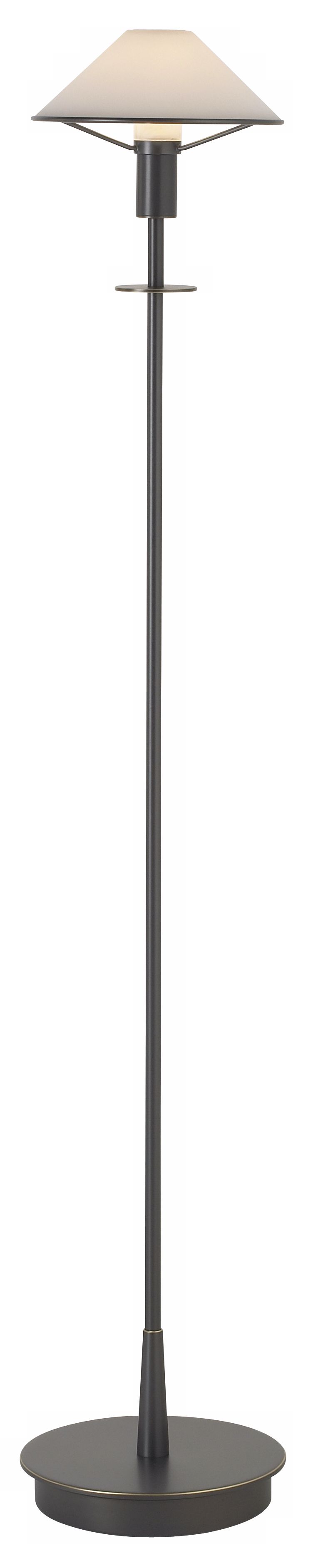 Holtkoetter Old Bronze True White Glass Floor Lamp