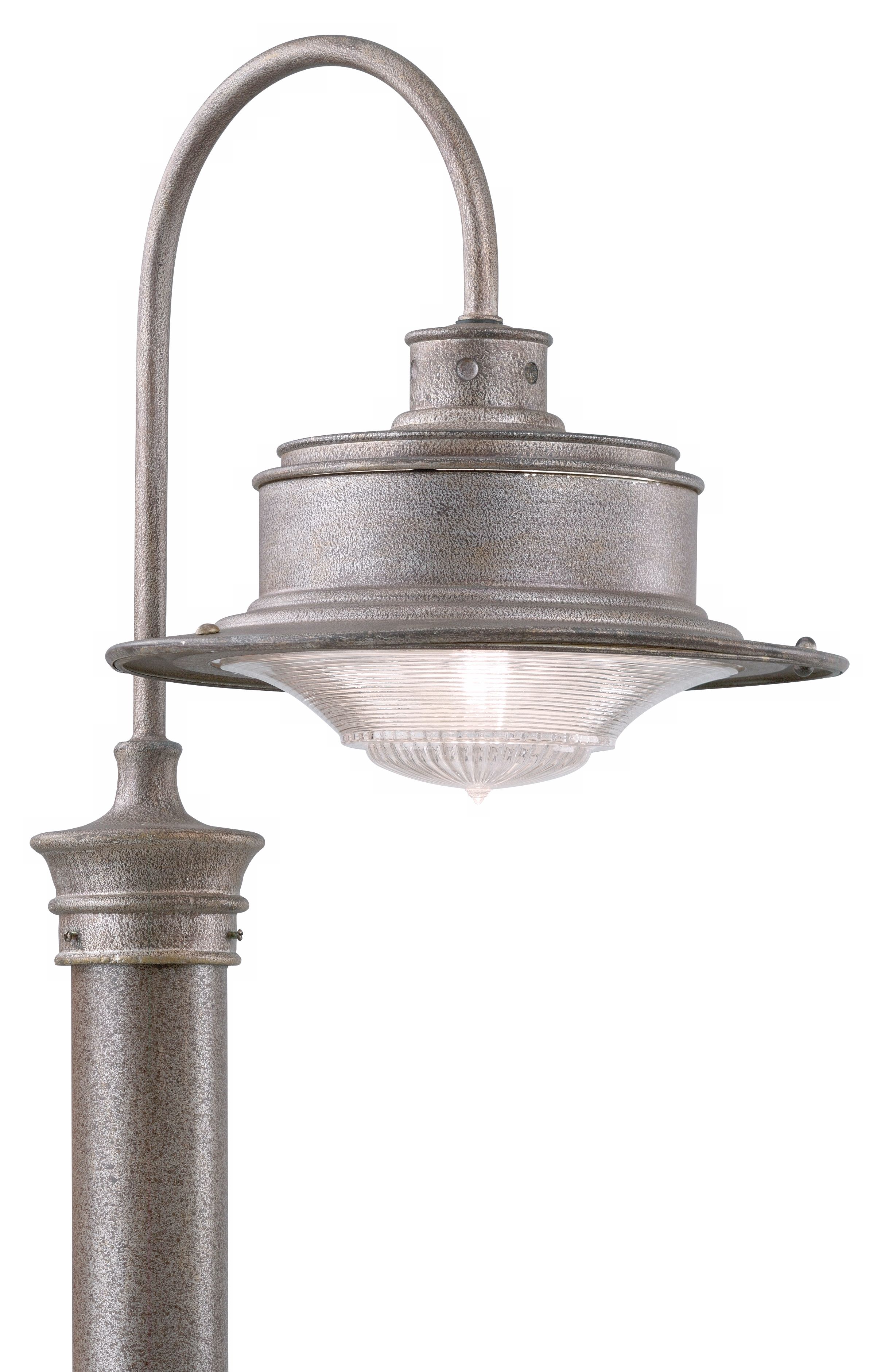 South Street 17" High Outdoor Galvanized Post Light