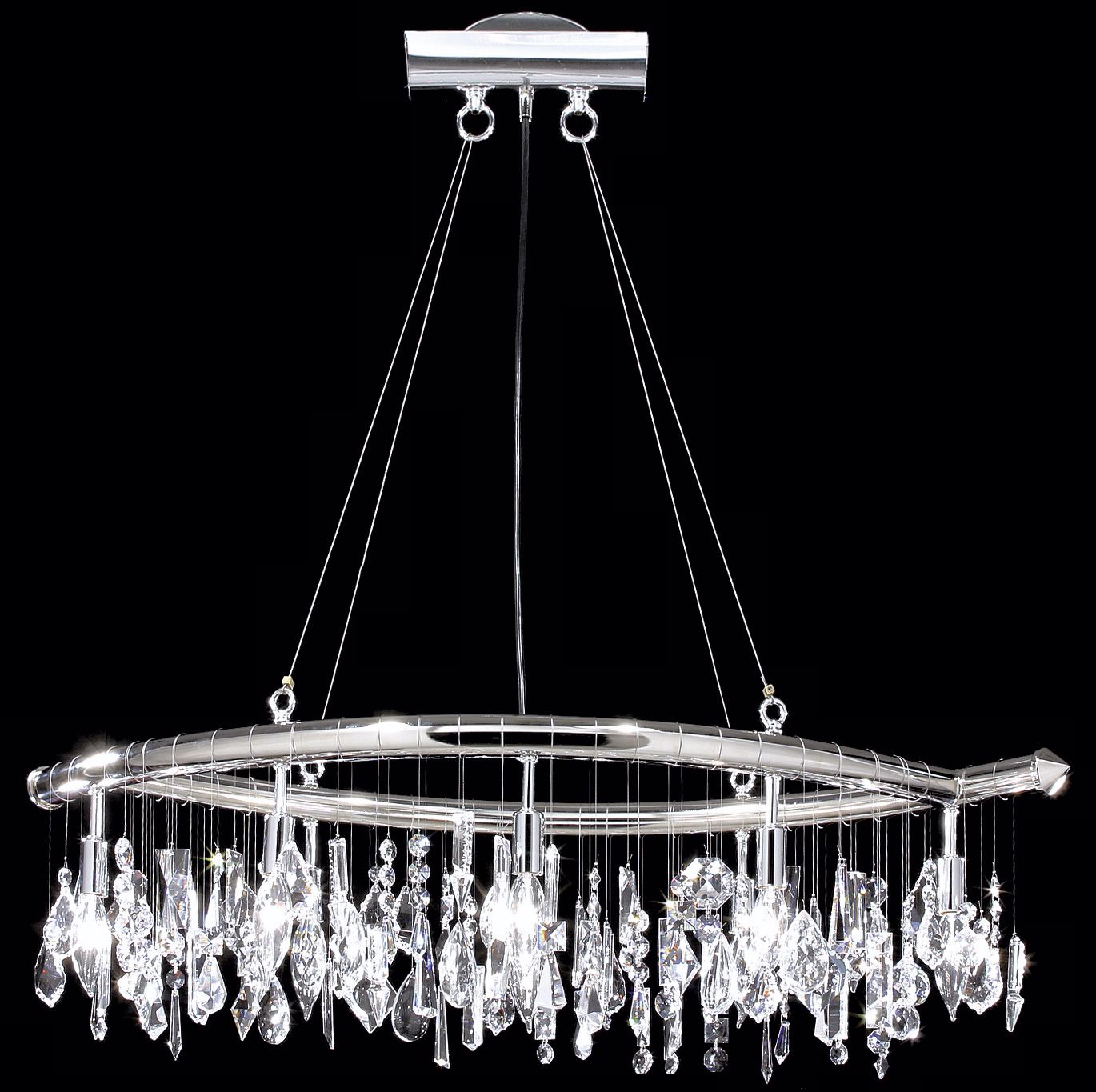 James R. Moder Broadway Collection Oval Chandelier