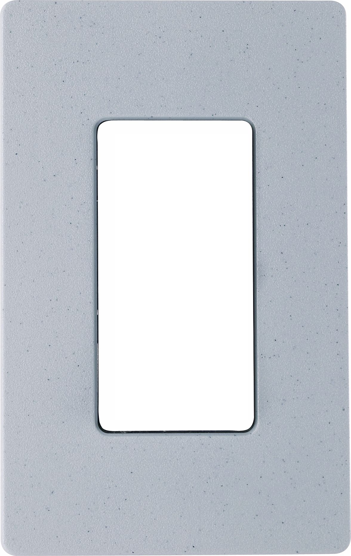 Lutron Bluestone Satin Single Gang Screwless Faceplate.